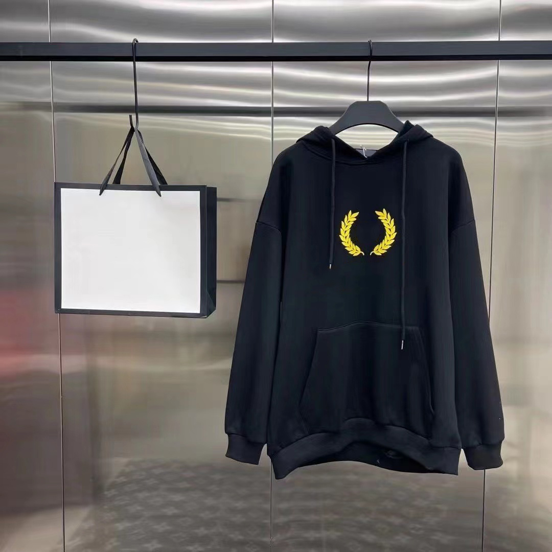 

Mens Hoodies letter Fashion Womens Sweatshirts Hoodie Hip hop comfortable Long sleeve ear of wheat loose, Hi