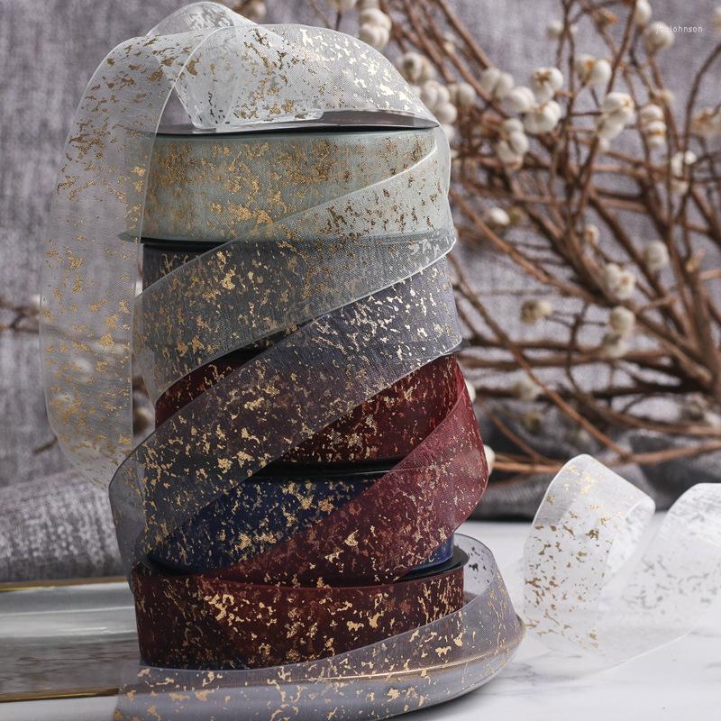 

Jewelry Pouches Stamping Cracked Snow Yarn With DIY 2.5cm Bow Hair Ornament Chiffon Packing Balloon Shoelace Ribbon Flower Gift Box