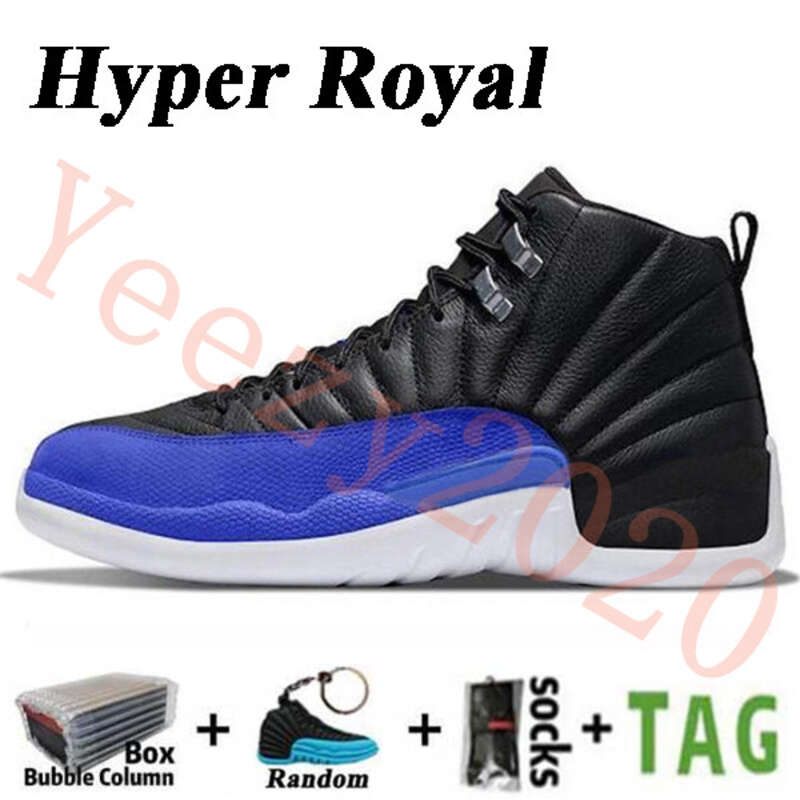

2022 With Box Jumpman 12 Mens Basketball Shoes High OG 12s Hyper Royal Stealth Black Taxi University Gold Game Dark Trainers SportsRZ6S, 49