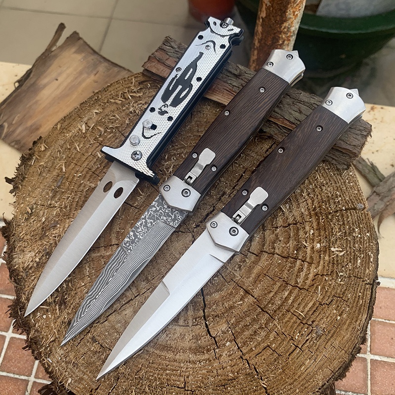 

DE Swordfish Tactical Gear AUTO Folding Blade EDC Survival Knives Outdoor Camping Combat Hunting Knife Tactical EDC Automatic Knife