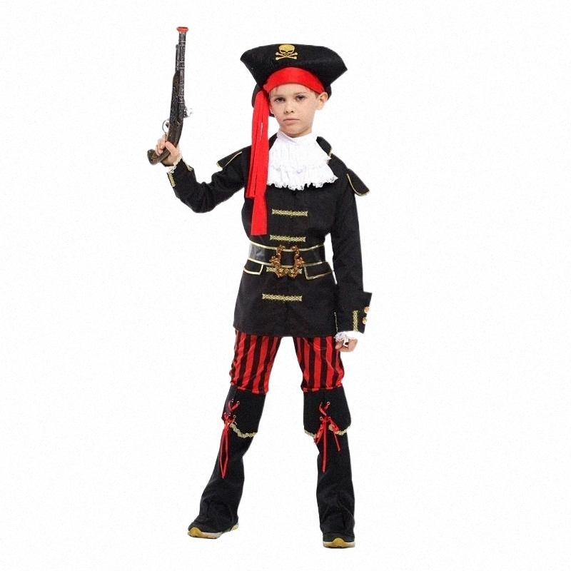 

theme Costume Kids Child Royal Prince Pirate Costumes For Boys Halloween Purim Party Carnival Cosplay Jacket Coat g1Gl#, As pic