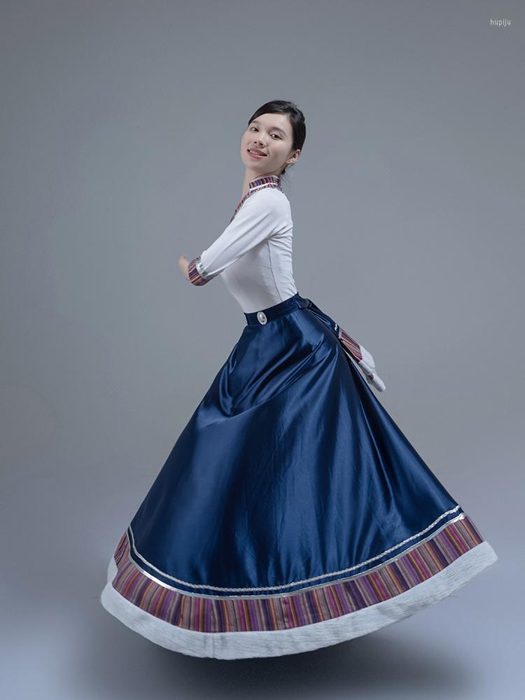 

Ethnic Clothing Tibetan Dance Costumes Female Minority Stage Performance Adult Practice Grade