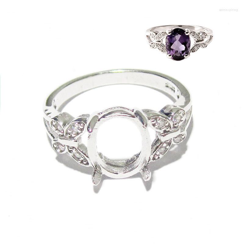 

Cluster Rings Beadsnice ID27356 Jewelry Findings Diy Butterfly Ring Silver 925 Wholesale Semi Mount Settings Without Stones