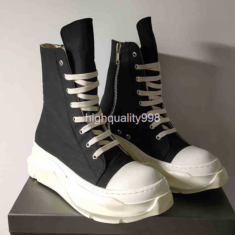 

Boots Cloth Shoes Men 'S High Top Fashion Thick Bottom Student Neutral Breathable Board, Crystal bottom