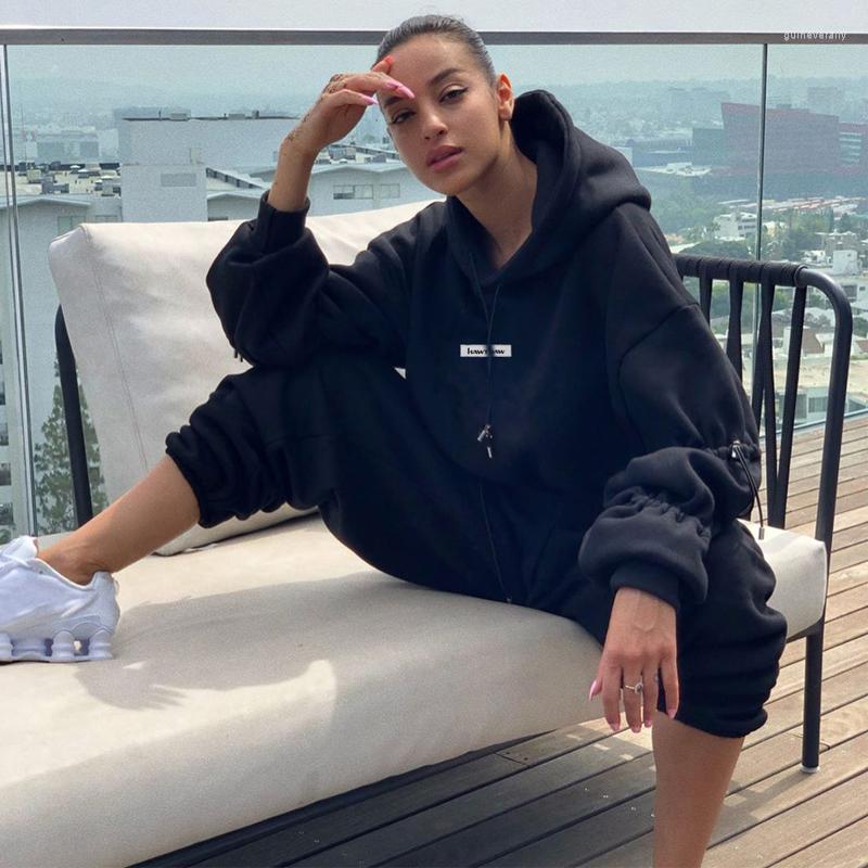 

Women' Sweaters JIAK 2022 Autumn Winter Women Letter Print Bandage Hooded Crop Sexy Sweatshirts Fashion Streetwear Hoodies Pullover Clothes, 093116a