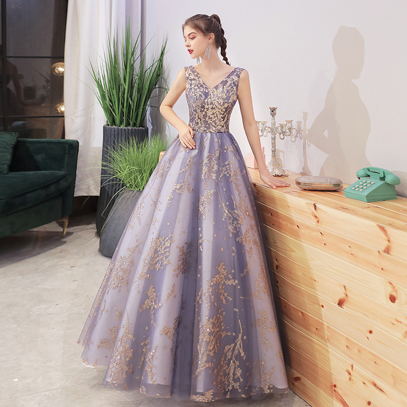 Robes de soirée de luxe pleine dentelle perles Dubaï une ligne voir à travers l'illusion paillettes col en v formelle bal coupe côté robes de cél