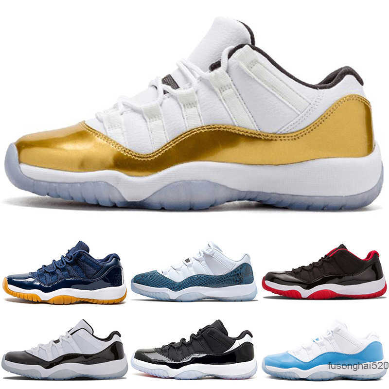 

2022 wholesale men low basketball shoes 11s Bred Concord Infrared University Blue Varsity Red Rose Gold Closing Ceremony Navy gum sports JORDON, Bred low