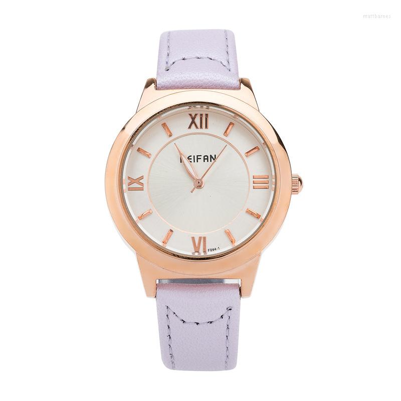 

Wristwatches 2022 Casual Fashion Trend Watch Extraordinary Roman Scale Quartz Ladies Decorative, White
