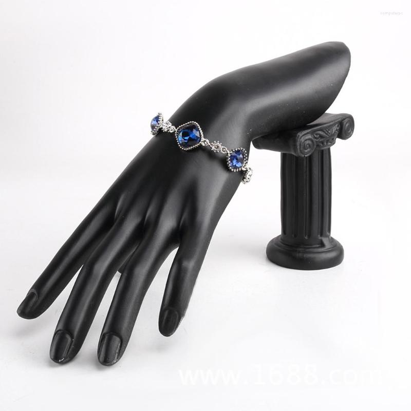 

Jewelry Pouches Bracelet Ring Display Stand Holder Hand Form Rack Organizer Resin