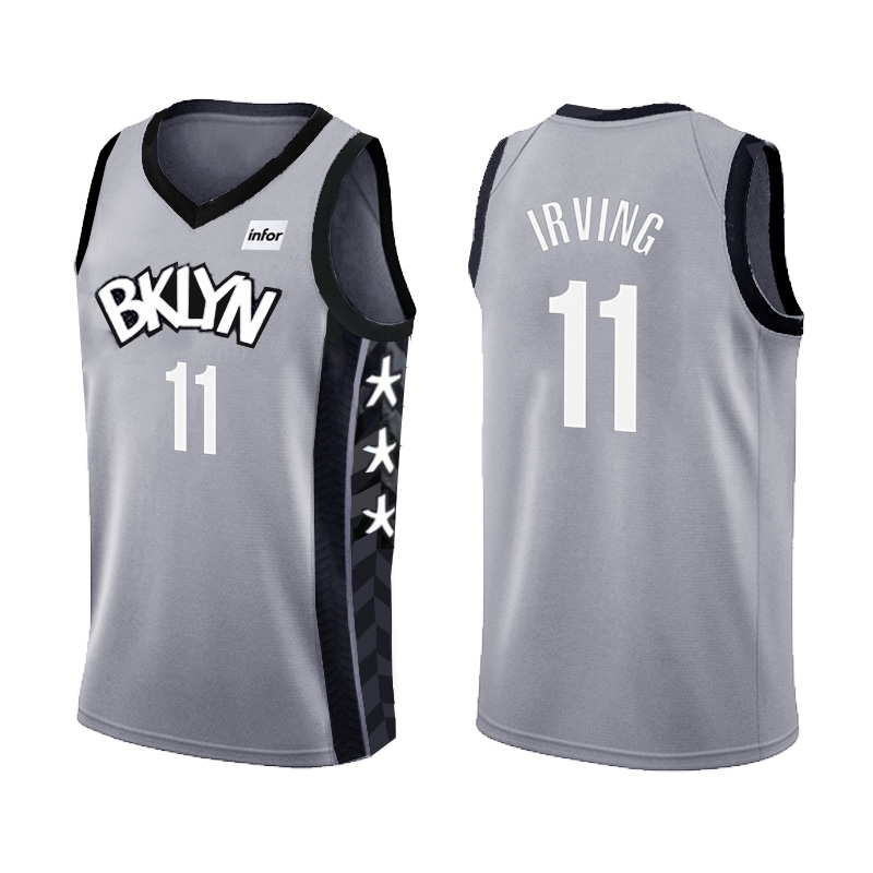 

Brooklyn Nets Men Throwback Jersey Kyrie 7 Durant Kevin 11 Irving Basketball Jersey black Mens Size S-XXL, Man(l w)