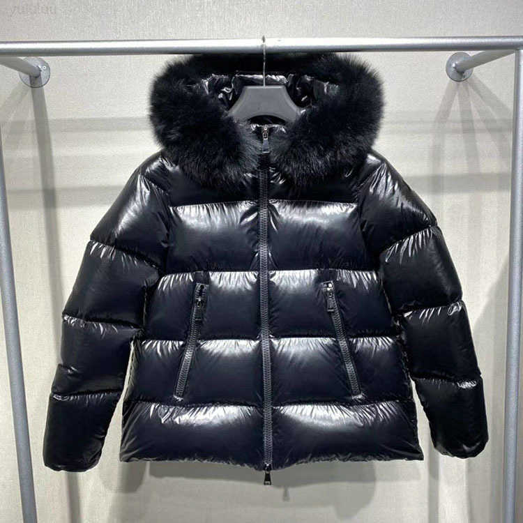 

Womens fur collar down jacket mid-length slim puffer jackets epaulette decoration white duck down filling High quality outerwear designer overcoat winter clothing, Pay for nothing