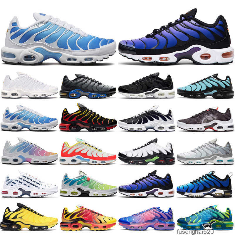 

2022 hotsale Tn Plus Men Running Shoes Women Chaussure Triple Black White True Green Wolf Grey Hyper Blue Voltage Purple Mens jordens JORDON, #21