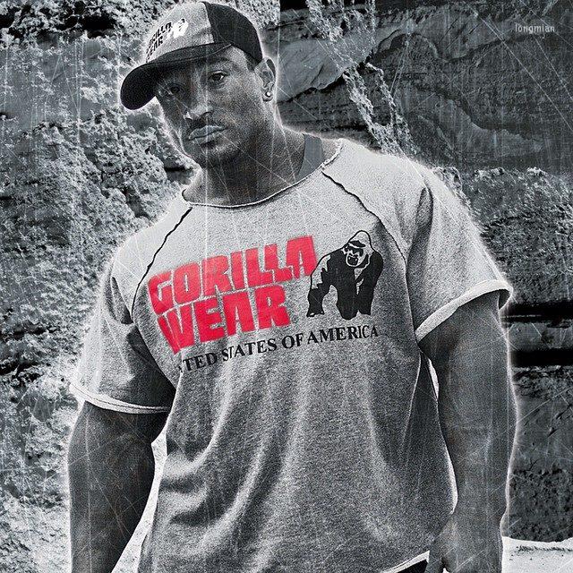 

Men's T Shirts 2022 Large Size Short Sleeve Sports Outdoor Running Fitness Style Frayed T-Shirt Simple Loose Top