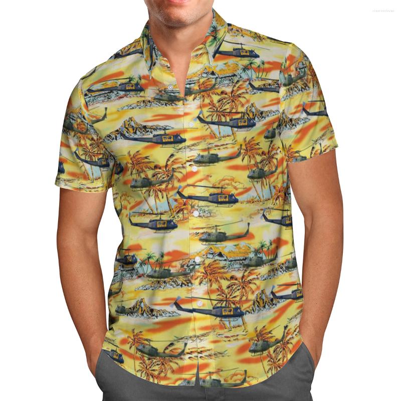 

Men's Casual Shirts Beach At Dusk 3D Print Summer Breathable Art Hawaiian Mens Streetwear Short Sleeve Cool Button Up Tops, Hawaiian shirt 07
