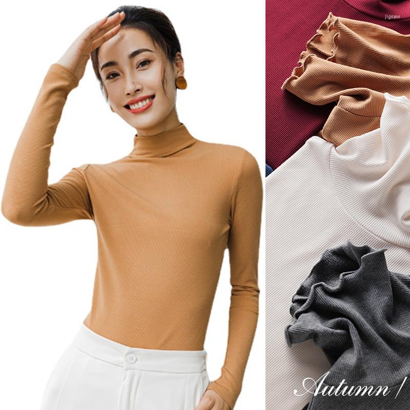 

Women's Sweaters Autumn Winter Knitting Slim Turtleneck Sweater Bottoming Long Sleeve Minimalist Women Pullover Jumper, Blue style c