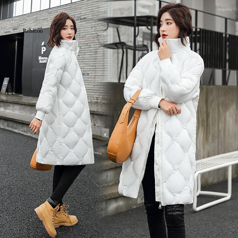 

Women' Trench Coats Woman Jacket Parkas Coat Down Cotton-Padded Women' Winter Plus Size Loose Long Veste Femme, Black