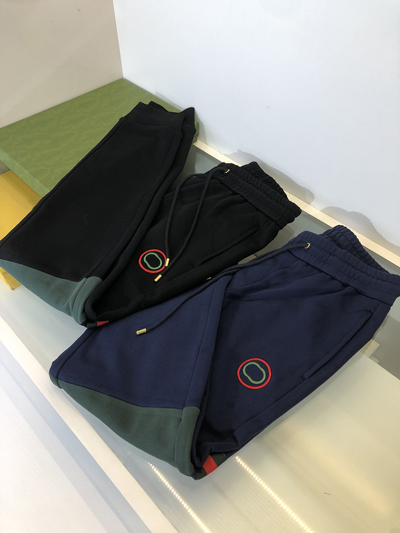 

Men's Designer Pants Quality Trend Jogging Fashion Luxury Casual Pants, Black