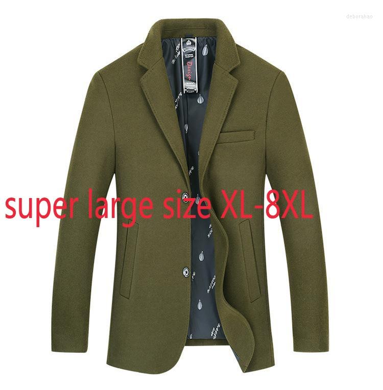 

Men's Suits Arrival Suepr Large Autumn And Winter Thick Young Fashionable Casual Suit Coat Single Breasted Plus Size -4XL5XL6XL7XL8XL