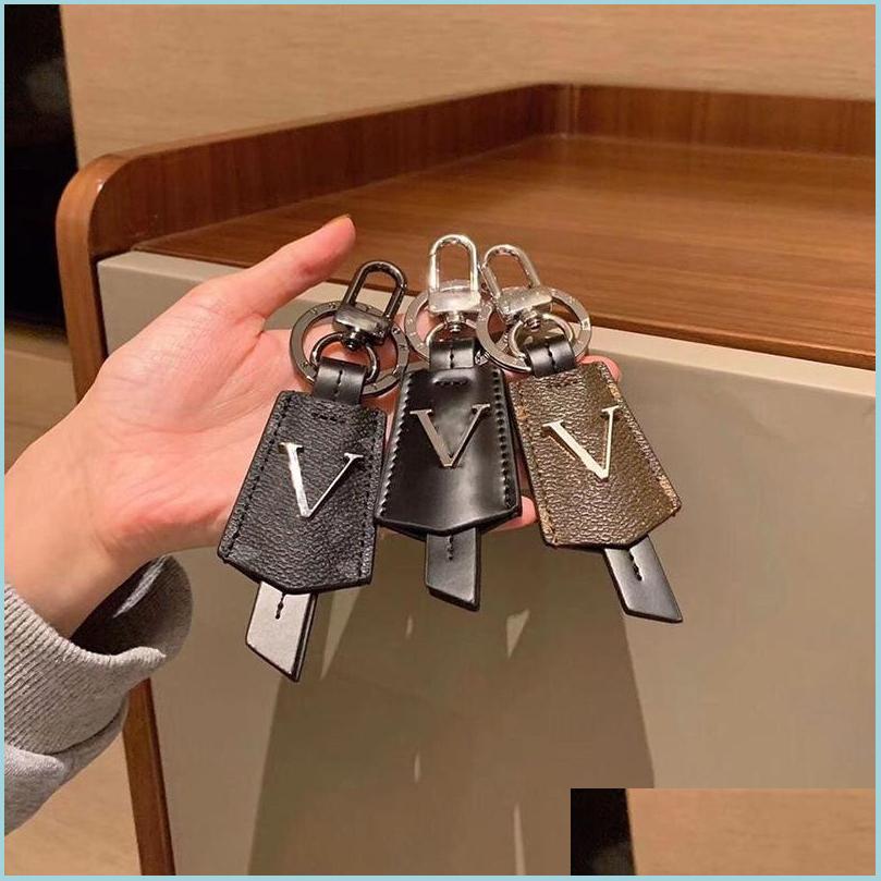 

Keychains High Qualtiy Brand Designer Keychain Fashion Purse Pendant Car Chain Charm Bag Keyring Trinket Gifts Accessories Luxury Key Dhpaz