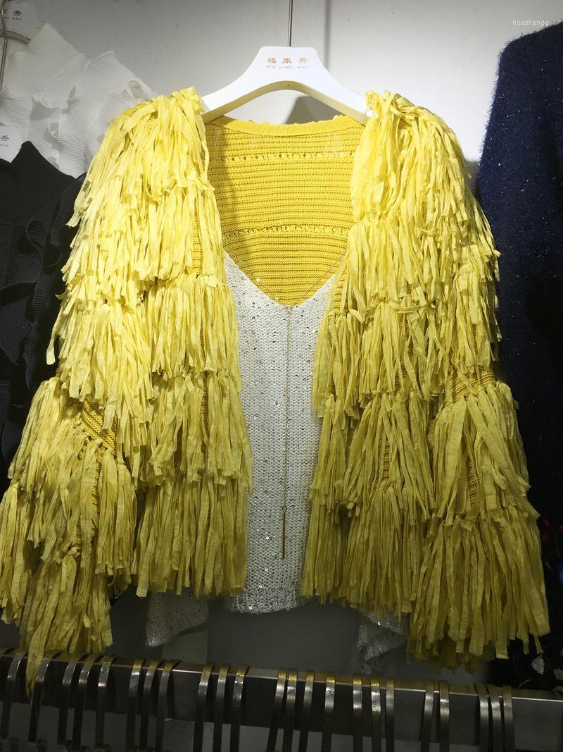 

Women's Knits Cotton Jumper Women Sweaters And Cardigans Blusas De Inverno Feminina Women's Cardigan Sweater Net Knit Tassel Woman &, White
