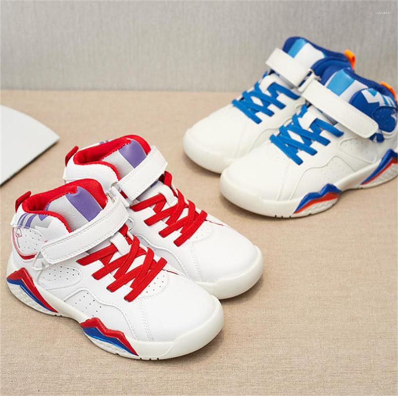 

Athletic Shoes Fashion Boys Children Basketball 2022 Autumn And Winter Girls Sports Soft Soled Kids Trendy XZ118, Blue