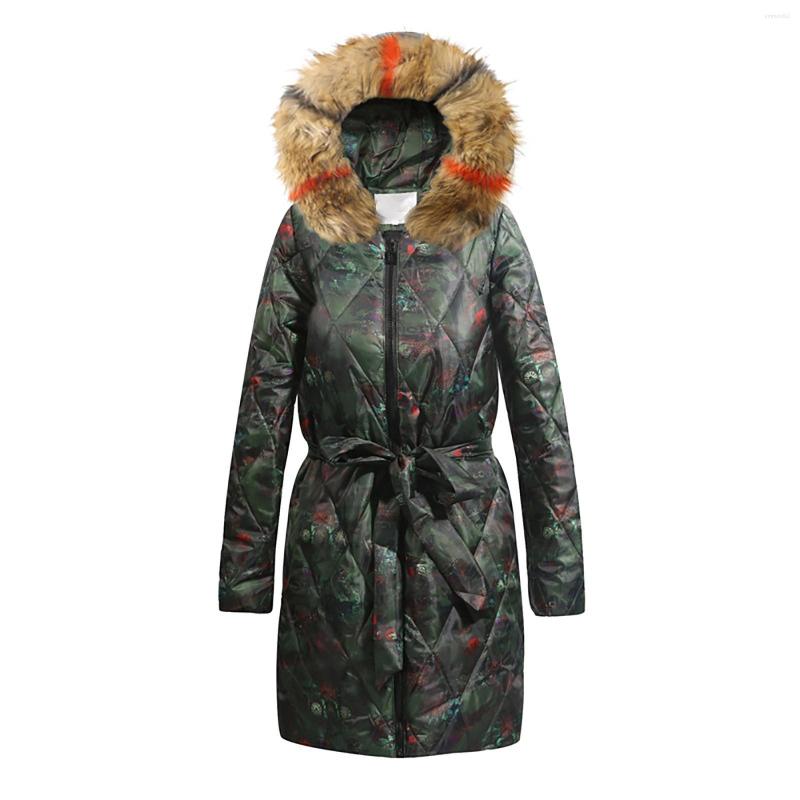 

Women's Trench Coats 7 Colors Winter Jackets Womens Hooded Cotton Long Ultra Light Thin Casual Coat Plus Size Retro Style Jacket Slim Parka, Gy