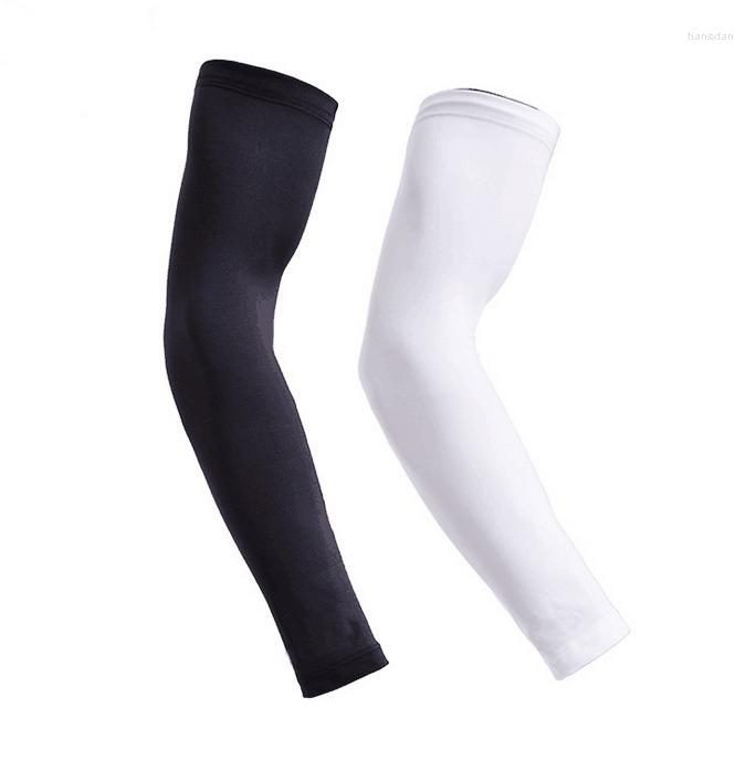 

Knee Pads 1 Pair Outdoor Lycra Sports Cycling Sun Protective Arm Sleeve, White