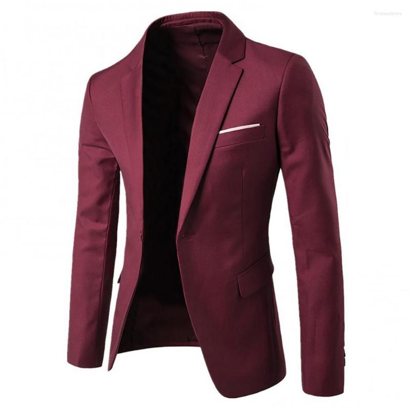 

Men' Suits 2Pcs/Set Plus Size Men Solid Color Long Sleeve Lapel Slim Button Business Suit Autumn Fashion Wedding Set Vintage, Black