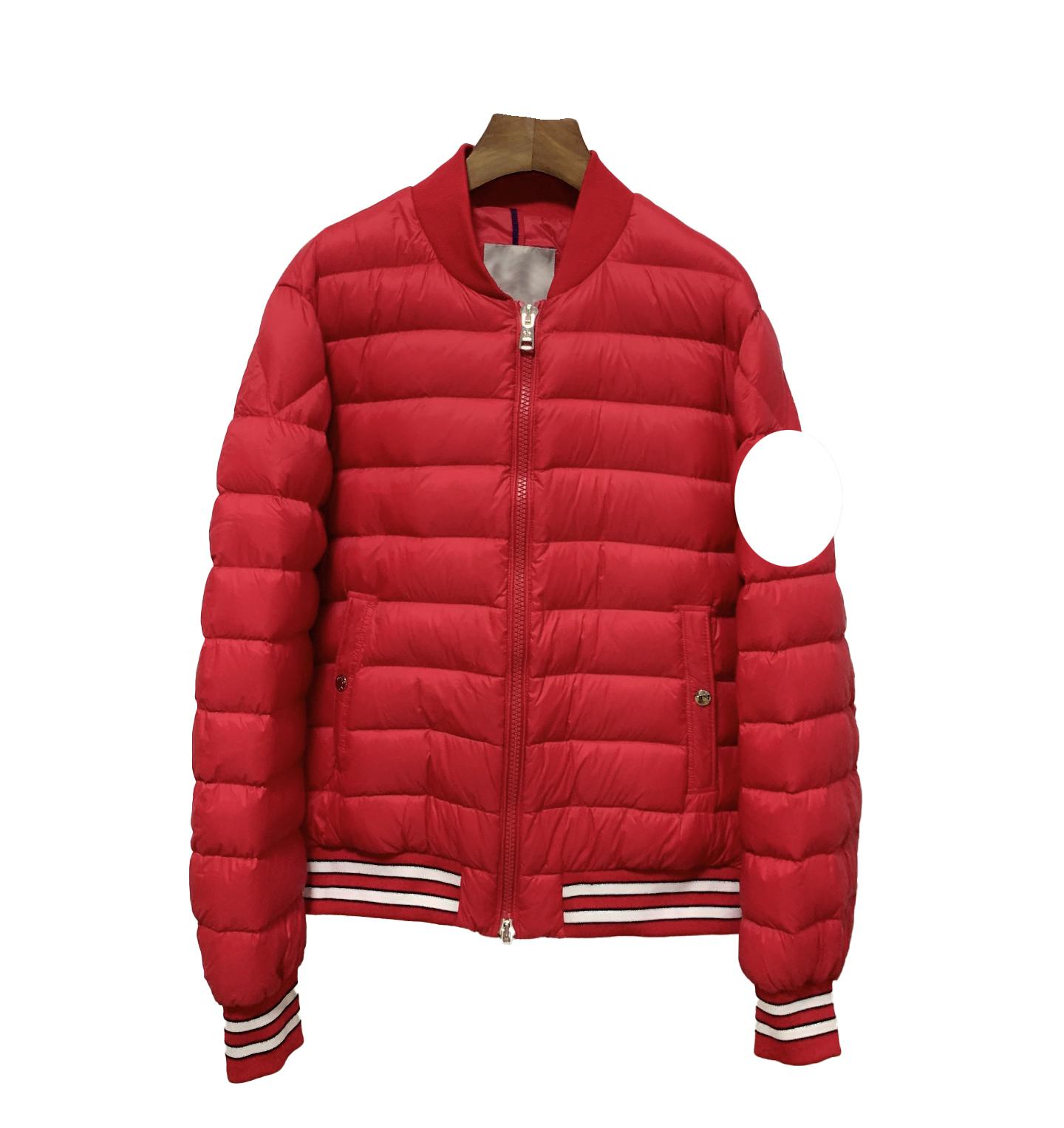2022 MAYA Mens Down Jackets EmbroideryLetter Badge Womens Parkas 3color size1-5