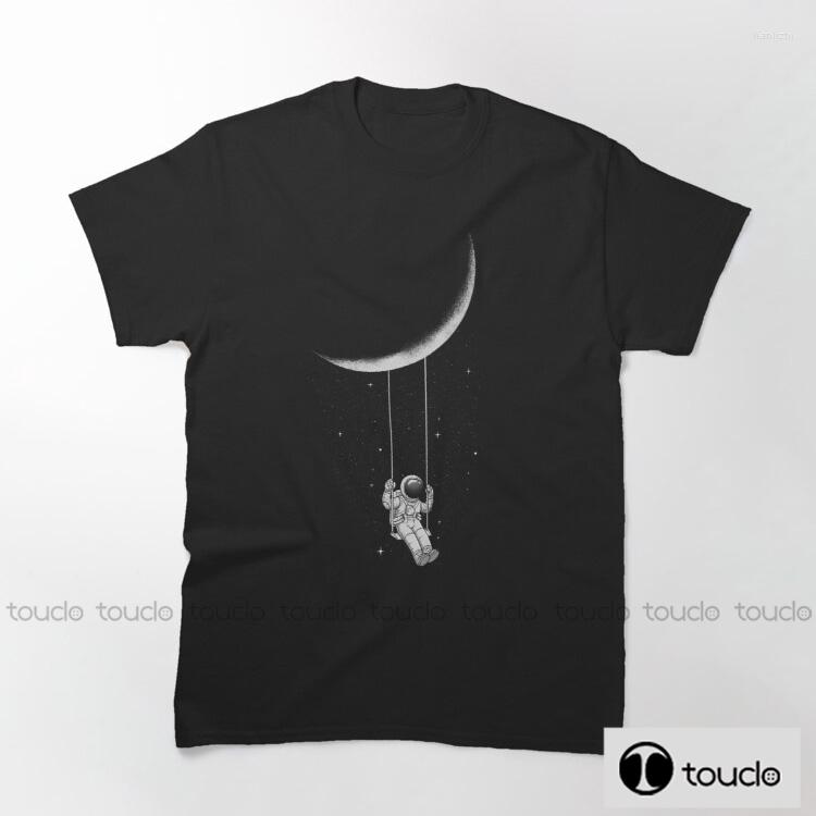 

Men' T Shirts Moon Swing Men' Shirt Novelty Tee Short Sleeve O Neck T-Shirts Cotton Gift Clothing, Black