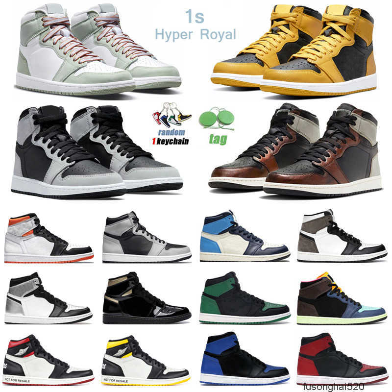 

2022 discount 1s High OG Basketball Shoes For Men Women 1 Hyper Royal University Blue Electro Orange Shadow 2.0 Gym Red Mens jordens JORDON, #13