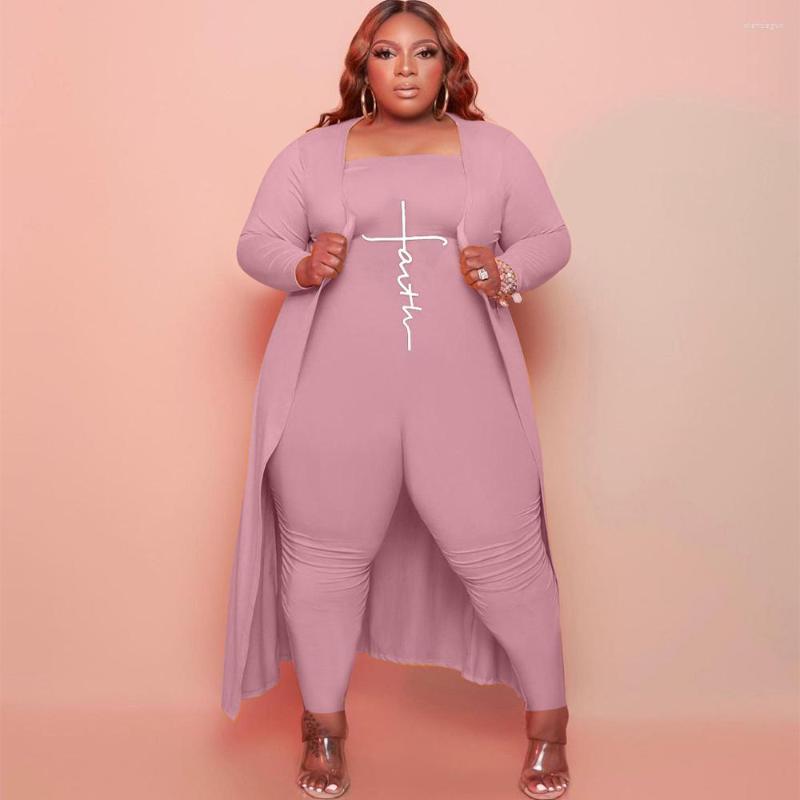 

Tracksuits Plus Size Print Elegant Jumpsuits Set Temperament Commuter Sexy Strapless Women Clothing Two Piece Sets Wholesale Drop, Black