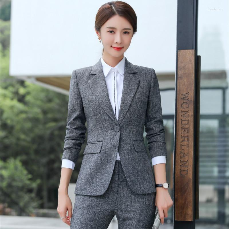 

Women' Two Piece Pants Elegant Office Lady Formal Suit Women Business Work Pant Suits Black Blazer Set Female 2 Pieces Jacket Trosuerrs 4XL, Shirt 1623