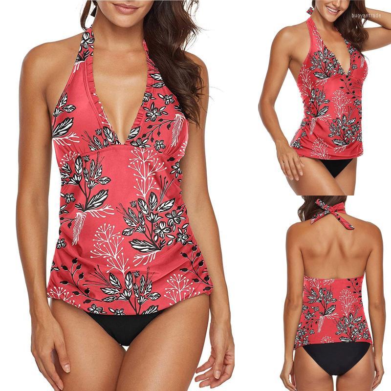 

Women' Swimwear Women Sexy Swimsuit Plus Size Tankini Sets Swim Vintage Beach Wear Bathing Suits Bandage Monokini Suit #T2Q Women, Rd