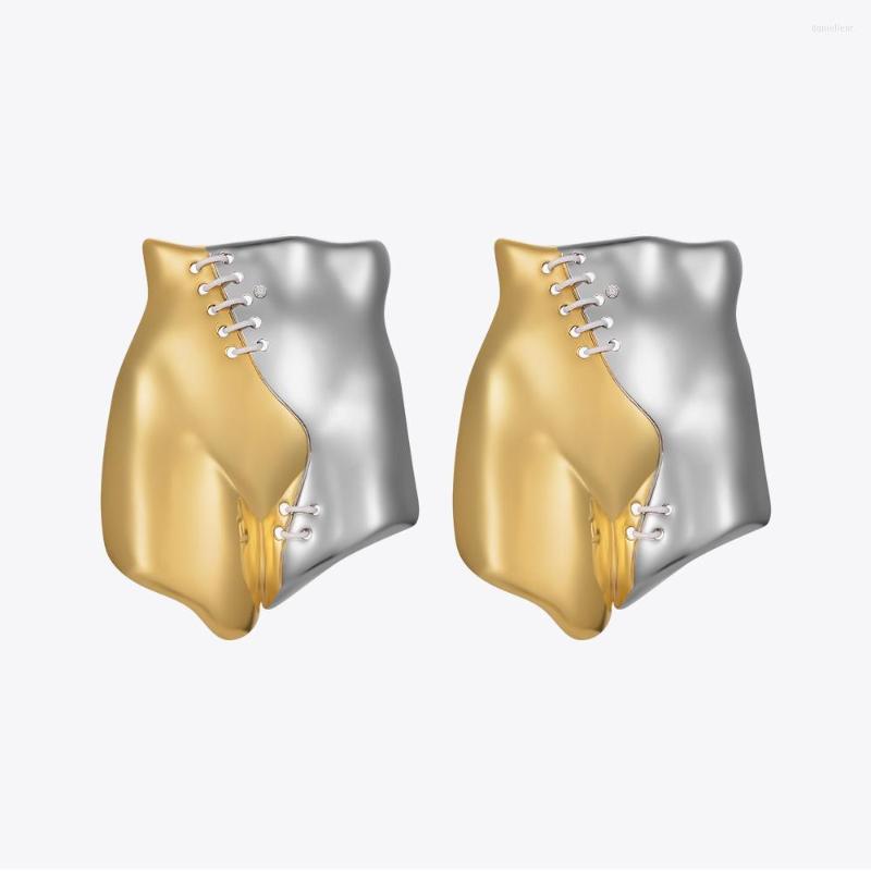 

Stud Earrings ENFASHION Human Body Waist For Women Aretes De Mujer Modernos 2022 Christmas Piercing Earring Fashion Jewelry E221387