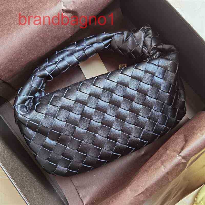 

Mini Venetas Designer Bottegas Outlet Bvs Knot Bag Jodie Weaving Cloud Grade Women's Portable Leathe Designers Bag Crossbody with the logo, Red