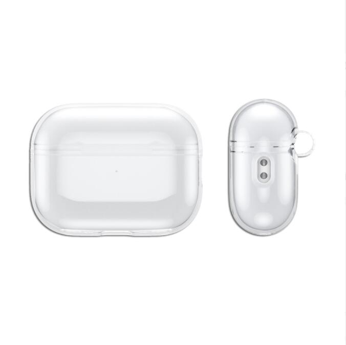 

For Airpods pro 2 3 pro2 earphones Accessories Solid Silicone Protective Headphone Cover Apple earphones with retail box
