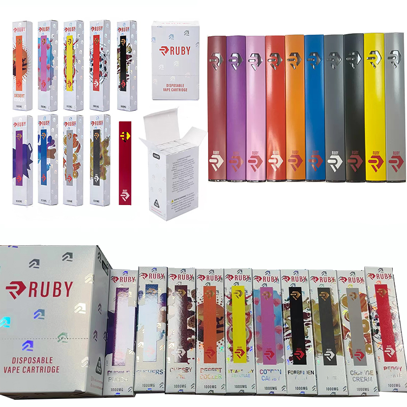 

Ruby Disposable E cigarettes 280mAh Rechargeable 1ml Empty vape