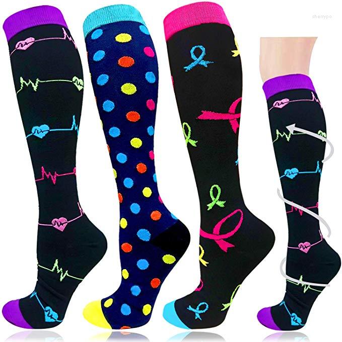 

Men's Socks Quality Professional Cycling Outdoor Racing Men Women 15-30 MmHg Road Bike Bicycle Compression Sport, 6 zixindiantu