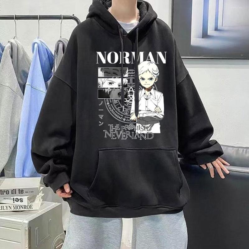 

Men' Hoodies Janpanese Anime The Promised Neverland Hoodie Men Summer Cartoon Emma Norman Ray Graphic Sweatshirts Unisex, Purple