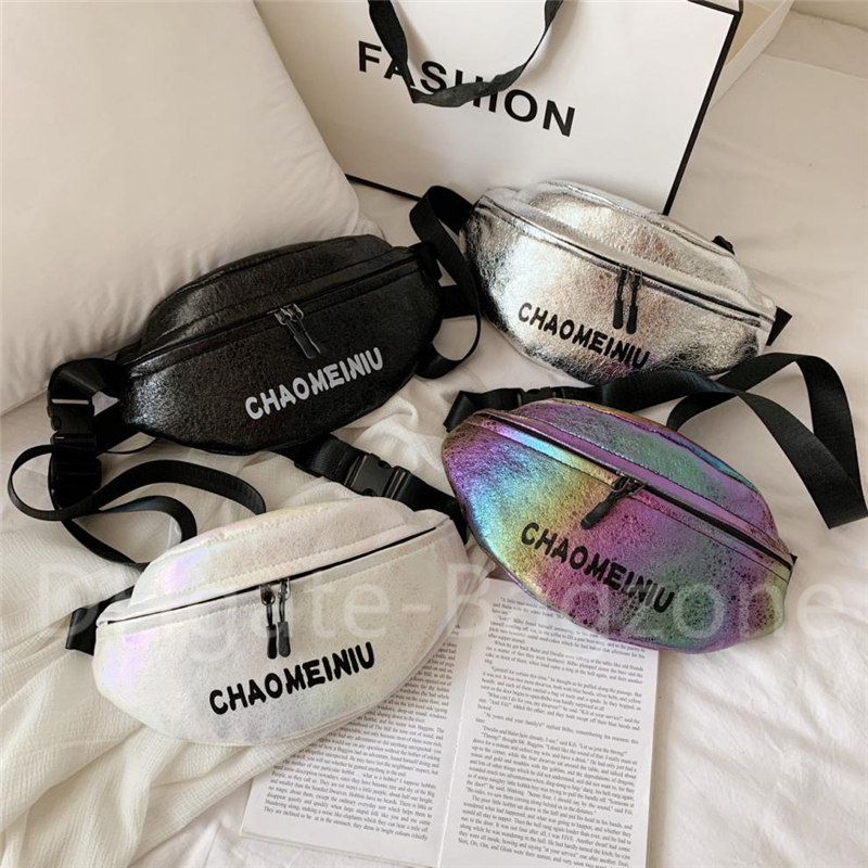

HBP 2022 New Diagonal Chest Bag Wide Shoulder Belt Trendy Fanny Pack Shopping Wallet Card Holder, White