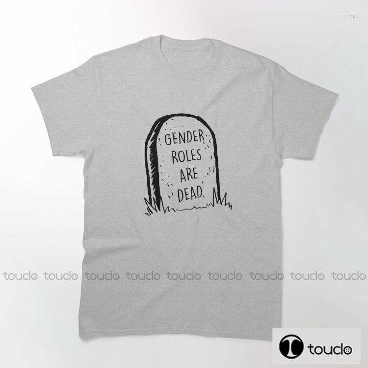 

Men's T Shirts Gender Roles Are Dead Mens Crusher Outdoor Graphic T-Shirt Cotton Top O-Neck Hip Hop Tees Tops Summer, Dark grey