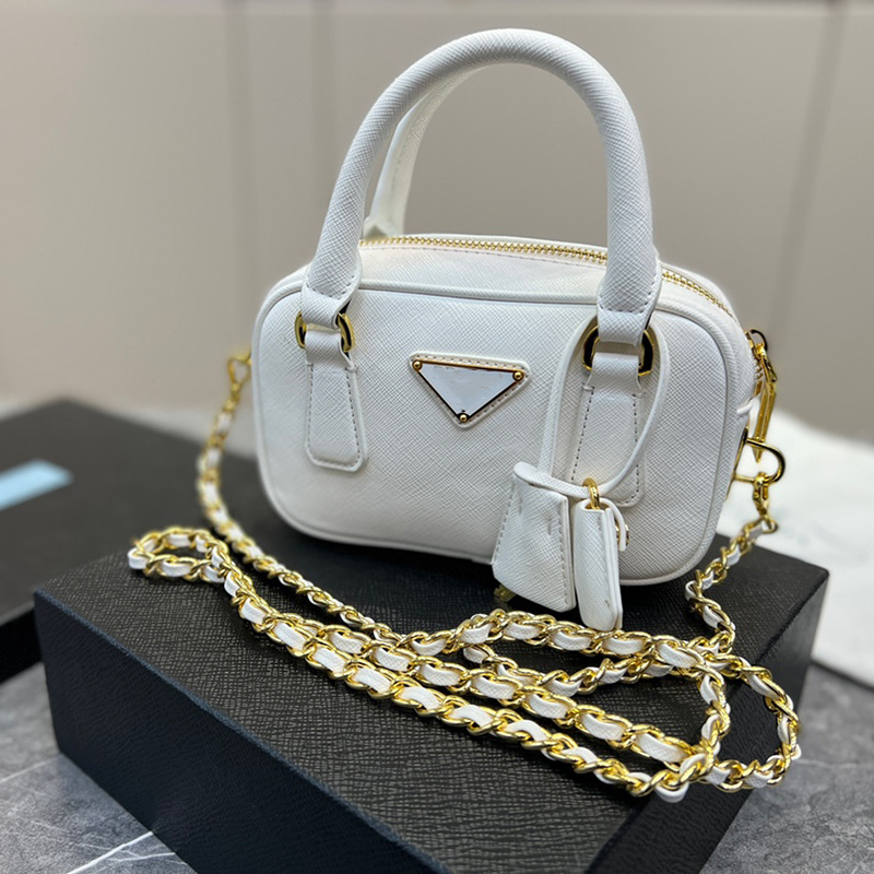 

New luxury bag Nylon camera bags Mini handbag Women's designer On The Go series coated leather cross wallet Super quality fashion messenger bag, Green