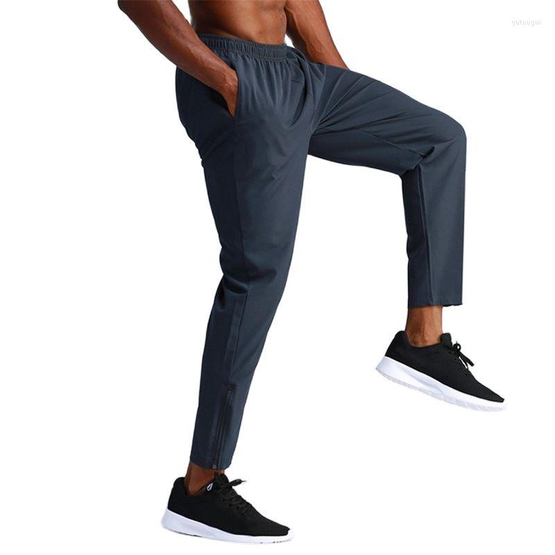 

Men' Pants Men' Sports With Pockets Open Bottom For Jogging Workout Gym Running Training Navy Blue Men