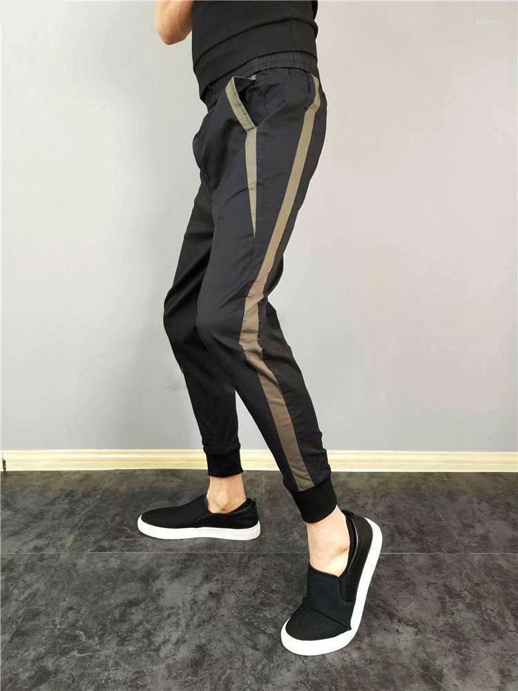 

Men' Pants Harajuku Mens Sweatpants Fashion Street Attire Men Harem Pencil Skinny Running Trousers Casual Joggers, Black