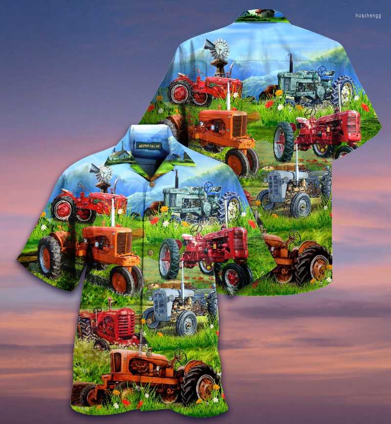 

Men' Casual Shirts Summer Hawaiian Shirt Fashion Personality 3D Customized Short Printed Loose Men' Drop