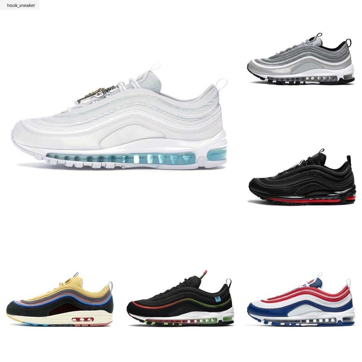 

Running Shoes Golf Nrg Men Trainer Sneakers Triple White Black Jesus Celestial 2022 Classic 97 Sean Wotherspoon 97S Mens Casual Lucky And, #24 white red