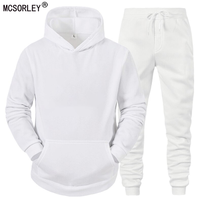 

Men's Tracksuits Sets HoodiesPants Fleece Solid Pullovers Jackets Sweatershirts Sweatpants Hooded Streetwear Outfits 220930, Black pants
