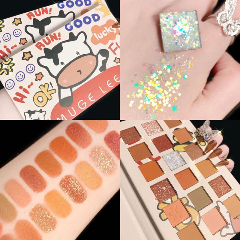 

Eye Shadow 18 Colors Long Lasting Mineral Powder Eyeshadow Makeup Cosmetic Set Waterproof Glitter Matte Shimmer Palette, As show
