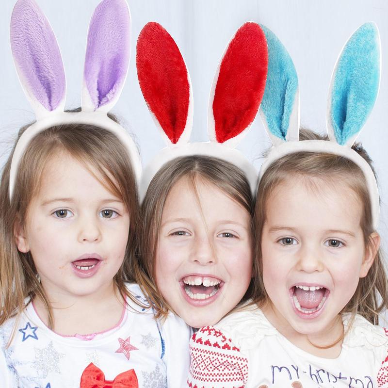 

Hair Accessories Cute Plush Ear Hoop Ears Headband Girls Party Po Prop Headwear Easter Cosplay Costum